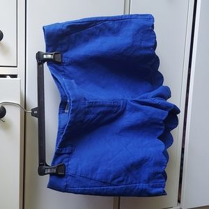 J.CREW scalloped shorts